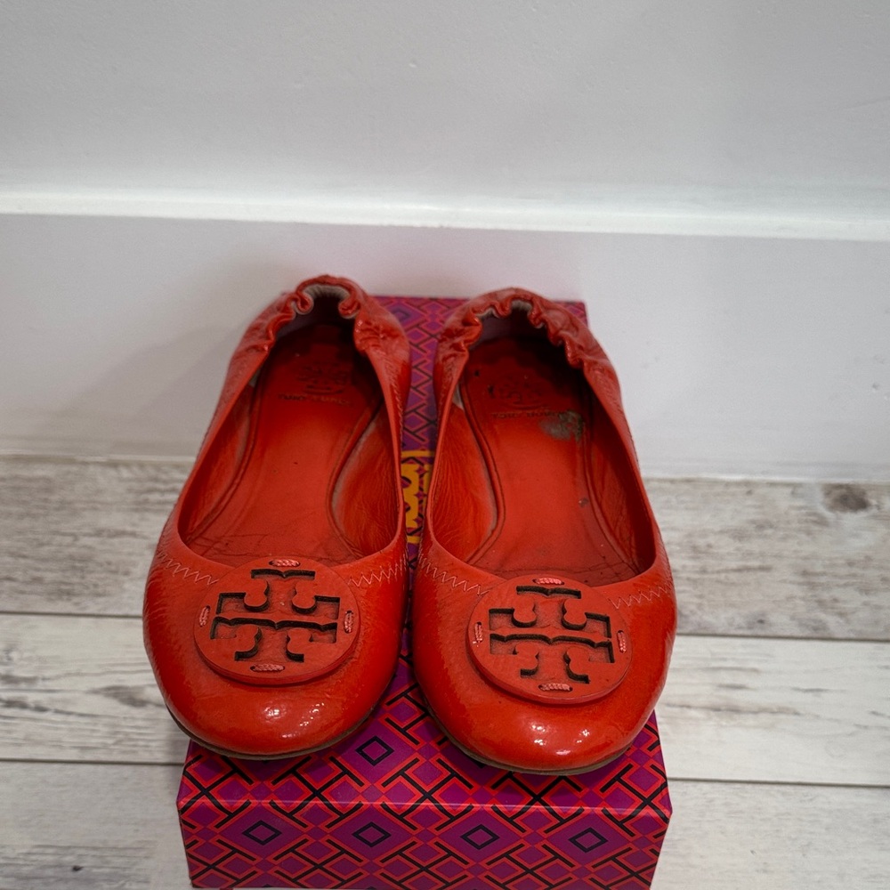 Tory Burch Red Flats